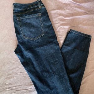 EUC CAbi Rinse Skinny Dark Denim